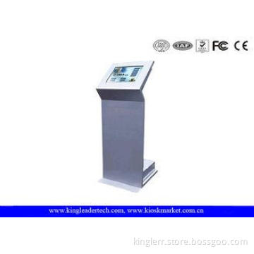 Super-Slim Free Standing Touch Screen Kiosk In Court House